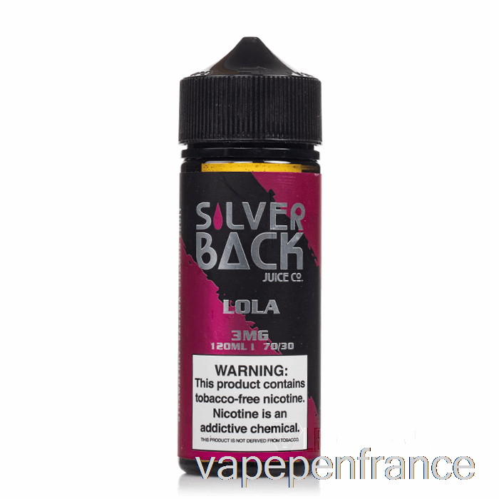 Lola - Jus De Dos Argenté Co. - Stylo Vape 120 Ml 3 Mg
